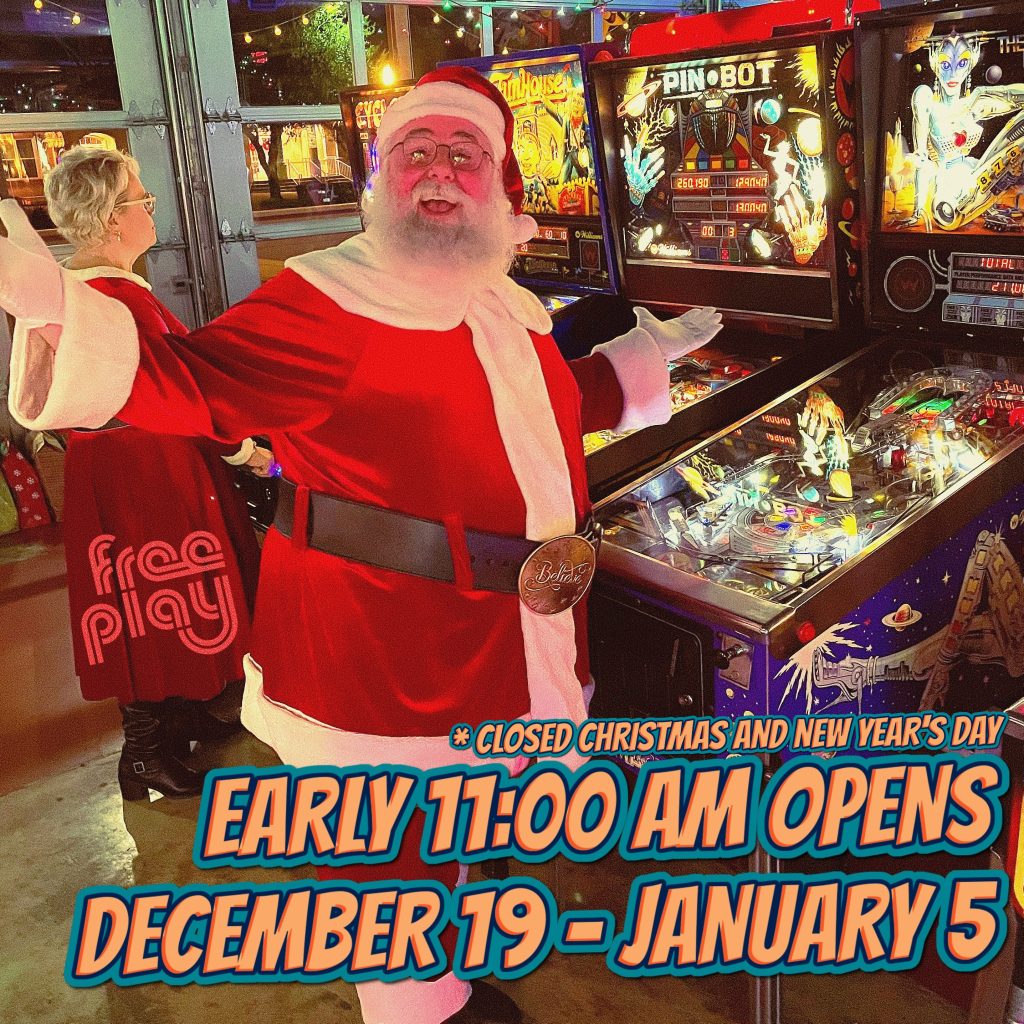 Free Play Christmas Break Hours