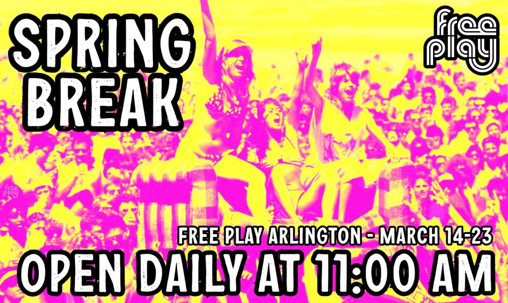 Free Play Spring Break Hours