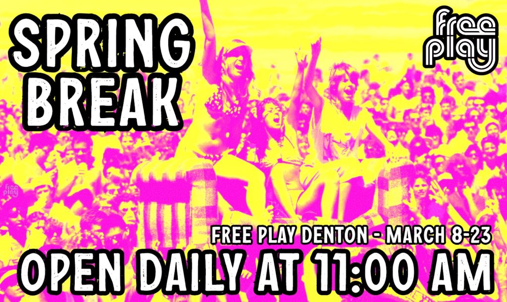 Free Play Spring Break Hours