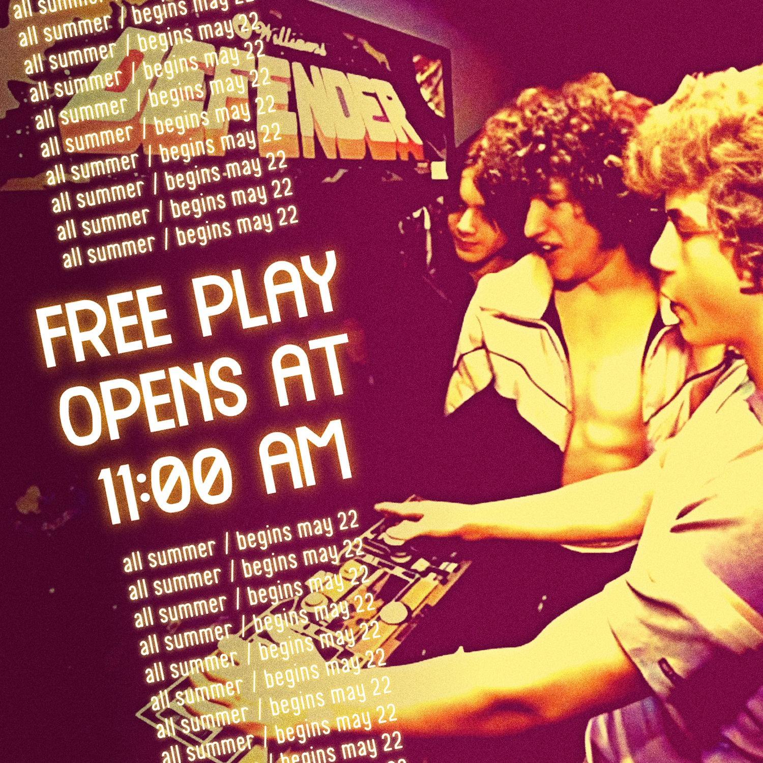 Free Play Summer Break Hours